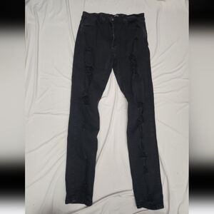 Red fox Women's size 19 black distressed jeans #R1